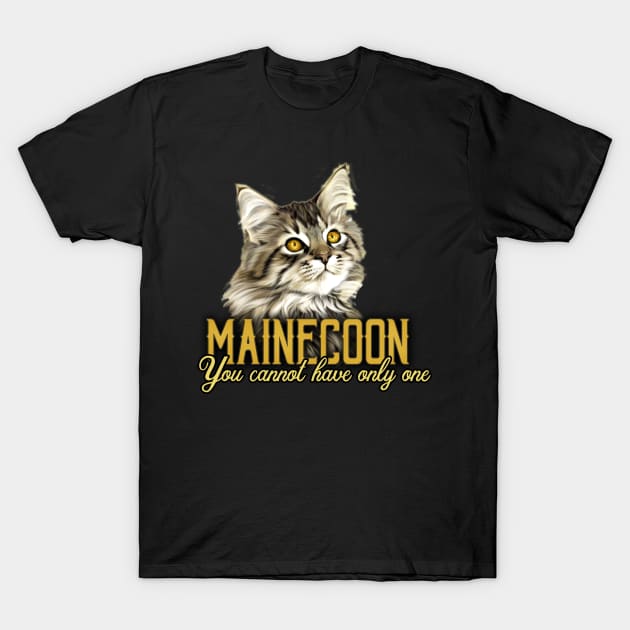 Mainecoon T-Shirt by sevencrow